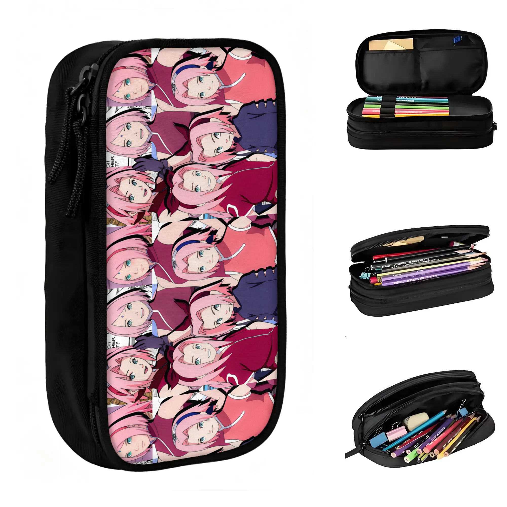 Anime Cosplay Korean Girl - Benutzerdefinierte Anime S-Sakuraes H-Harunoes koreanische Federmäppchen