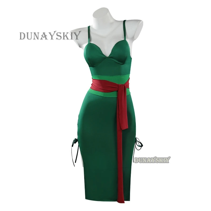 Anime Zoro Cosplay Female - Anime Roronoa Zoro Cosplay Kostüm Wano