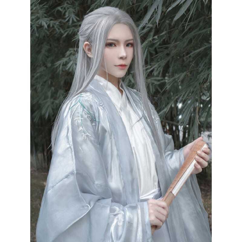 Anime Cosplay Long Hair - Herren Hanfu Lange Glatte Haare Anime
