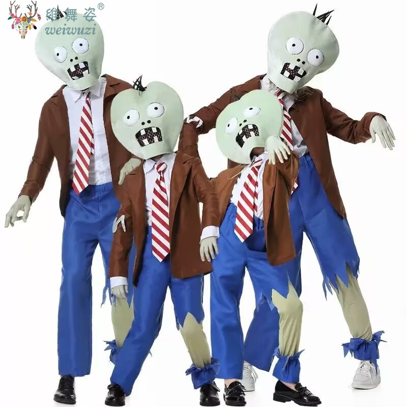 Anime Cosplay Outfit Ideas - Halloween Kostüme Familie RollenspielKostüme Zombie Pflanzen