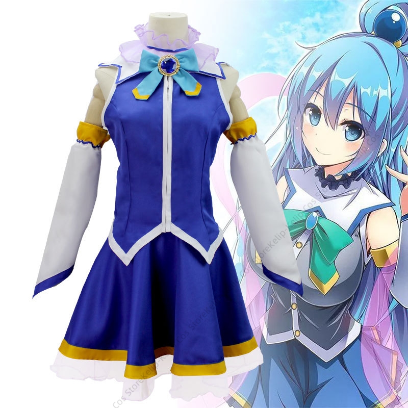 Cosplay Anime Expo - Konosuba Aqua Cosplay-Kostüm, God's Blessing on