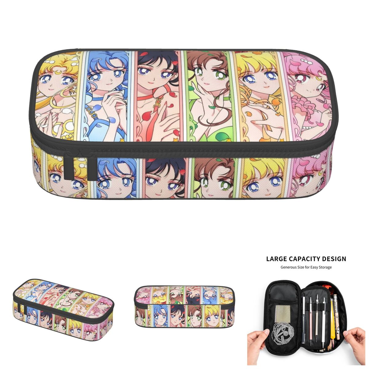 Anime Cosplay Korean Girl - Koreanische Japanische Superhelden Sailor Federmäppchen für