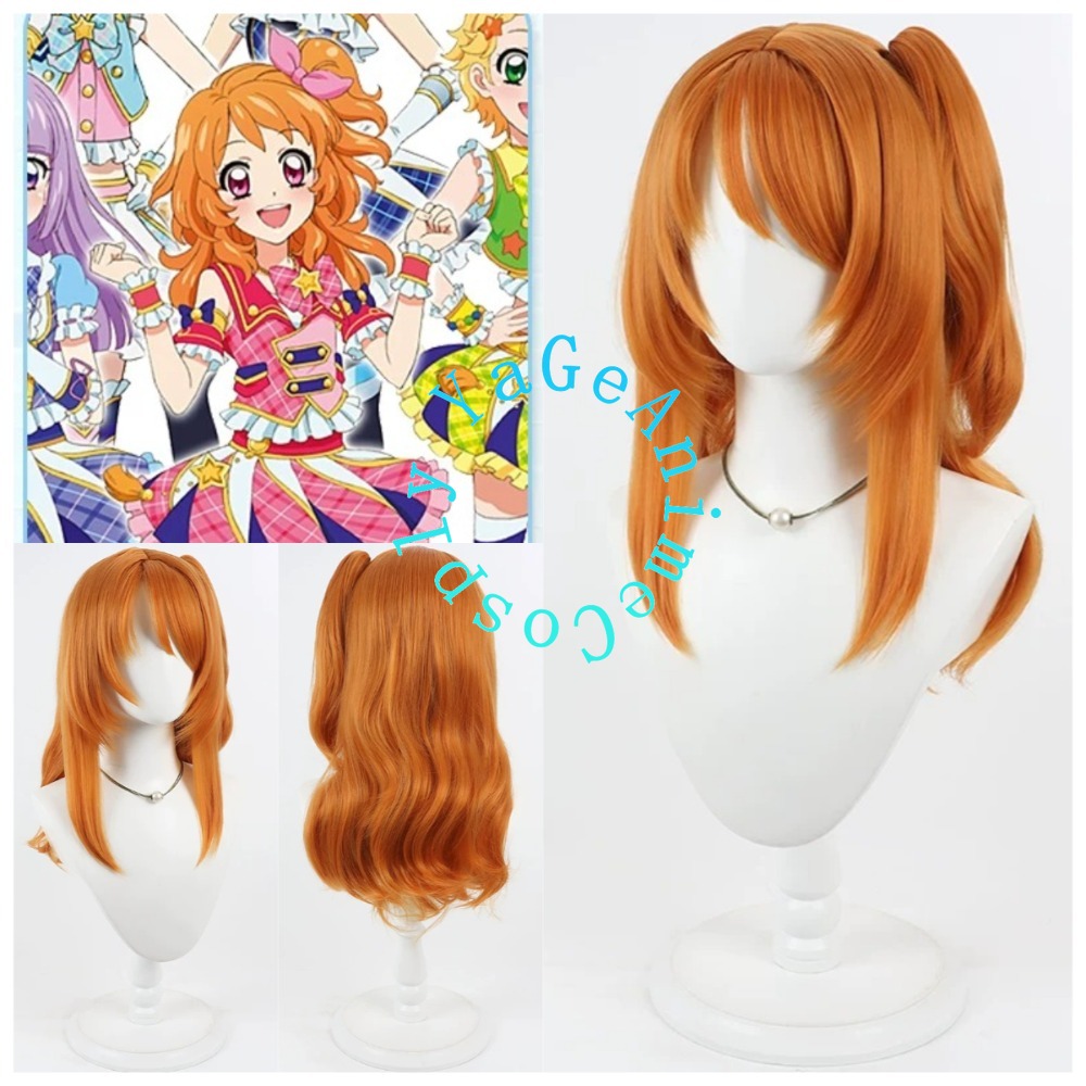 Cosplay Anime Expo - Aikatsu Akari Ozora Cosplay-Perücke, realistische Kopfhaut,