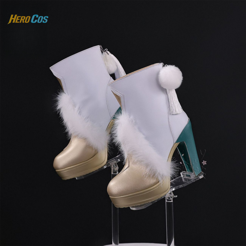 Cosplay Anime Shoes - Genshin Impact Zibai Cosplay Schuhe Schuhe