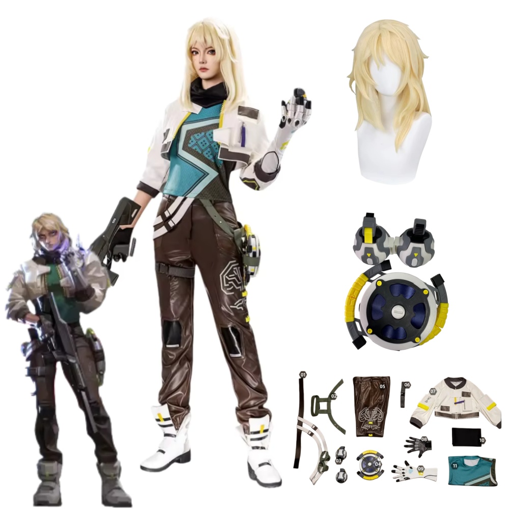 Cosplay Anime Top - Deadlock Cosplay Kostüm Requisiten VALORANT Deadlock