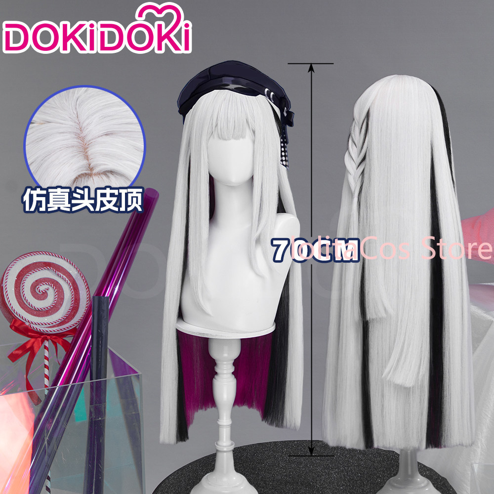 Anime Cosplay Long Hair - Honkai: Star Rail Nihilux Cosplay-Perücke, dreifarbig,