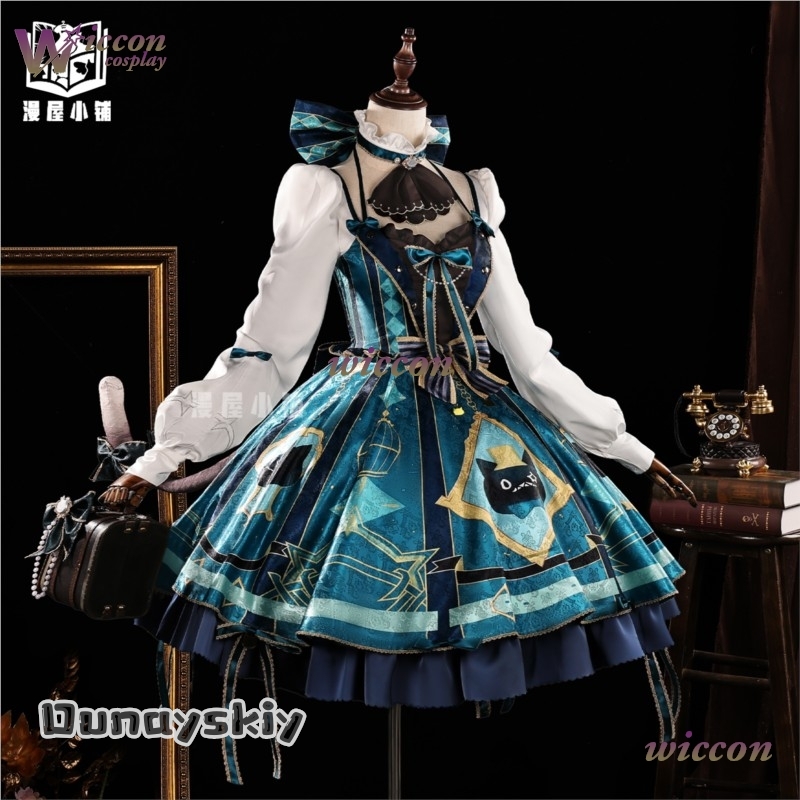 Anime Cosplay Korean Girl - Genshin Impact Korean-Coffee Collaboration Lynette Cosplay