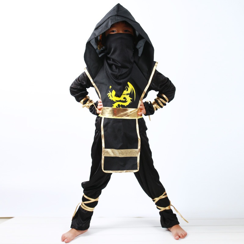Anime Cosplay Outfit Ideas - Karnevalskostüm für Kinder, Jungen, Ninja Deluxe,
