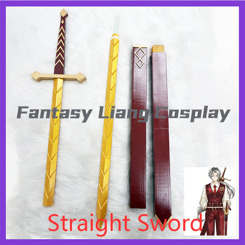 Anime Cosplay Sword - Game Limbus Company Lucio Cosplay-Requisite, gerades