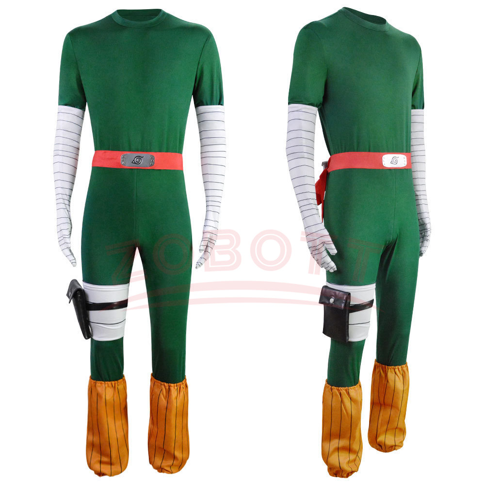 Männer Cosplay Rock Lee Kostüm – Anime Cosplay Ninja Bewertung und Preis