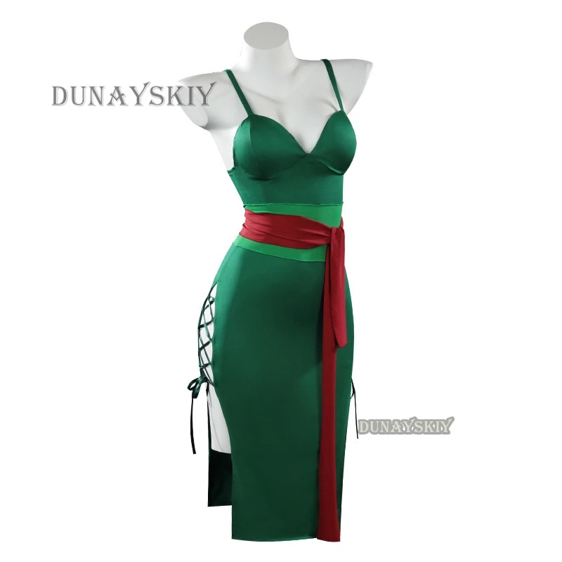 Anime Roronoa Zoro Cosplay Kos – Anime Zoro Cosplay Female Bewertung und Preis
