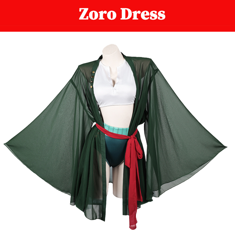 Damen Piraten Roronoa Cosplay  – Anime Zoro Cosplay Female Bewertung und Preis