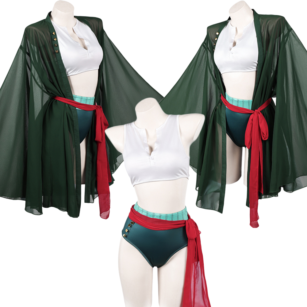 Damen Piraten Roronoa Cosplay  – Anime Zoro Cosplay Female Bewertung und Preis