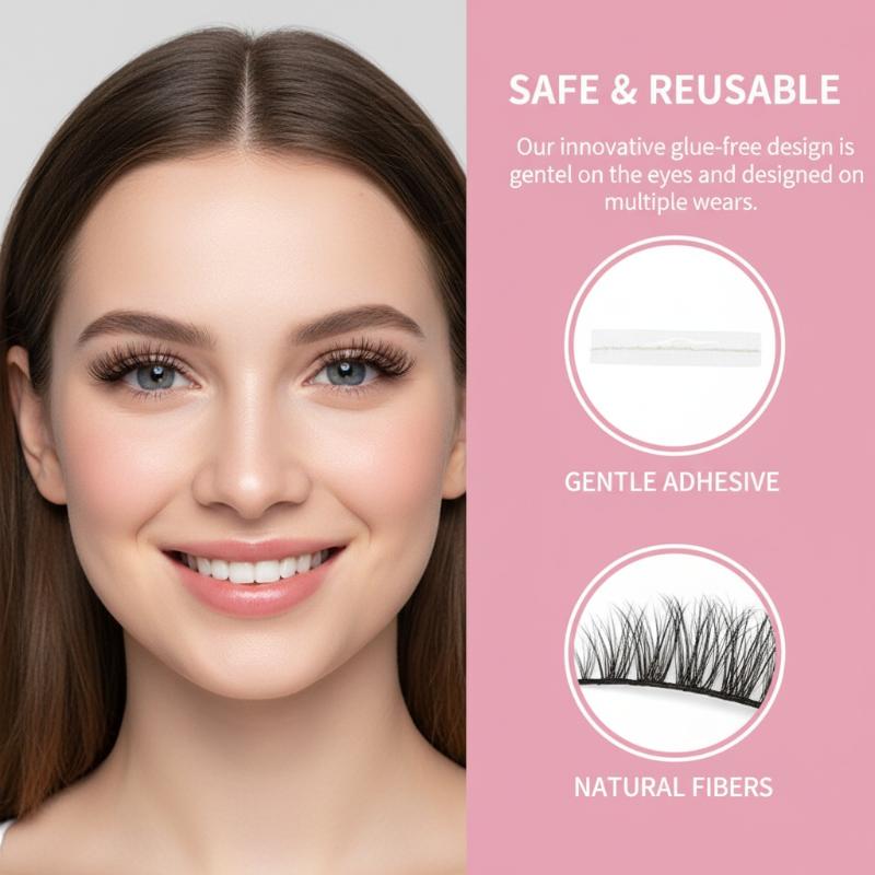 6 Reihen DIY Segmentierte Fals – Anime Cosplay Lashes Bewertung und Preis