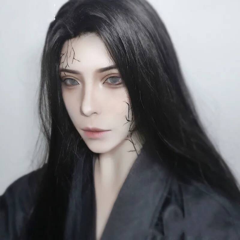 Herren Hanfu Lange Glatte Haar – Anime Cosplay Long Hair Bewertung und Preis