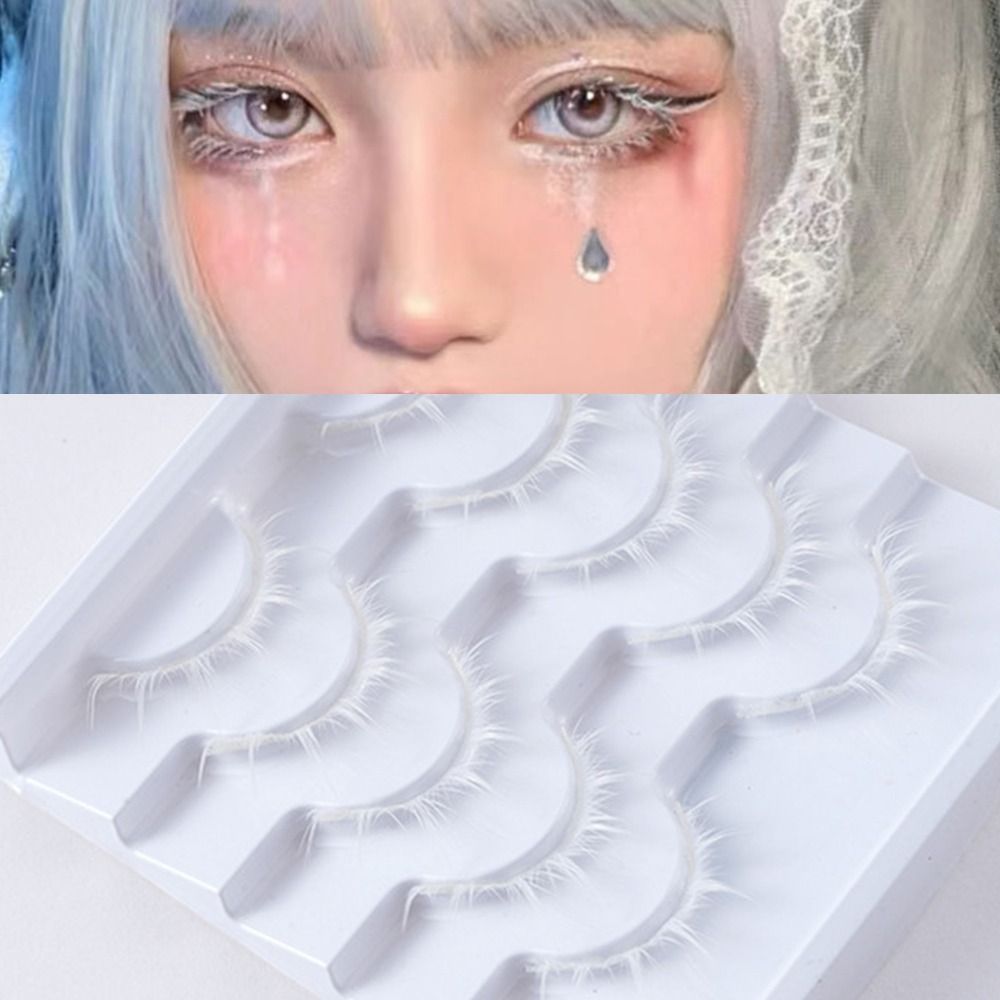 Weiße weiße Anime-Wimpern im j – Anime Cosplay Lashes Bewertung und Preis