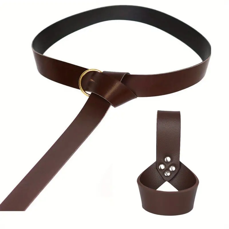 Wikinger Retro-Leder-Cosplay-G – Anime Cosplay Sword Bewertung und Preis