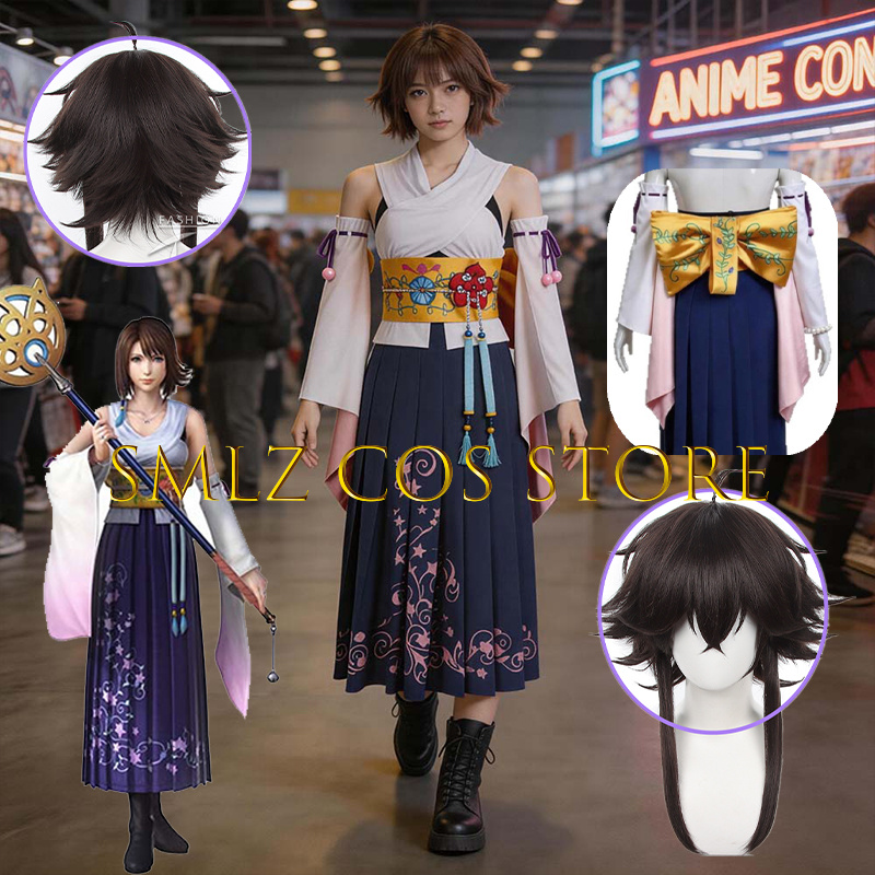 Smlz FFX Yuna Cosplay Anime FF – Cosplay Anime Top Bewertung und Preis