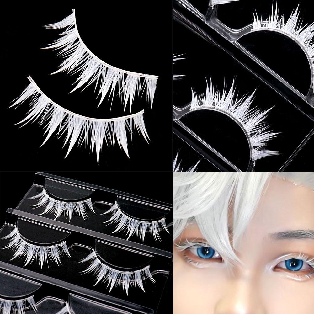 Weiße Künstliche Wimpern für C – Anime Cosplay Lashes Bewertung und Preis