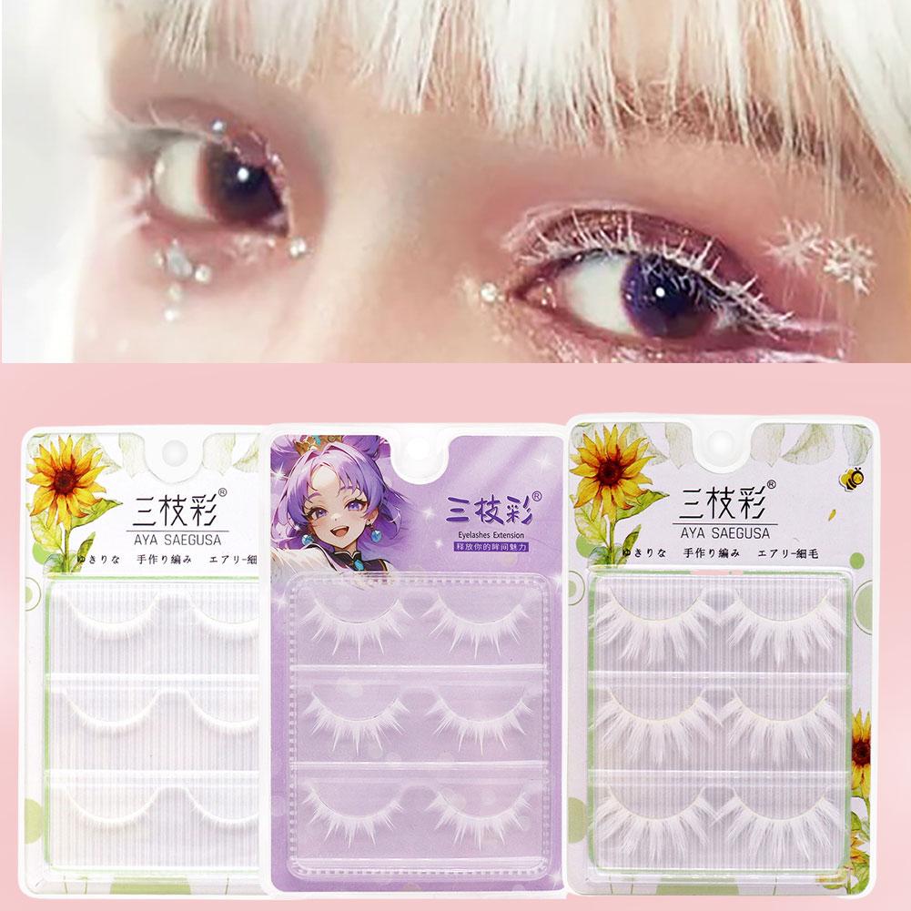 Weiße Künstliche Wimpern für C – Anime Cosplay Lashes Bewertung und Preis
