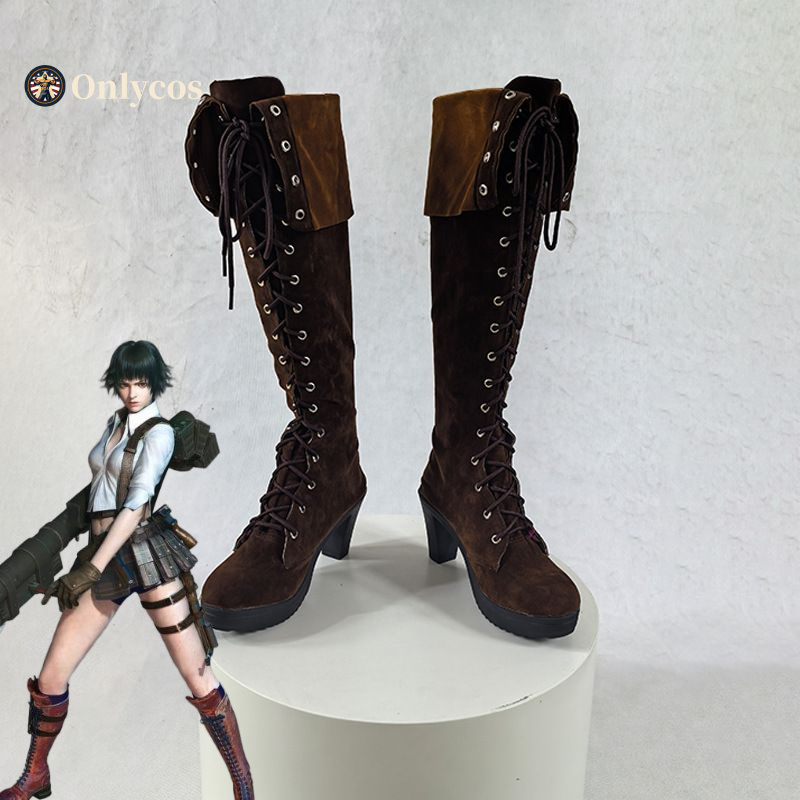 Devil Cry4 Lady Cosplay Rollen – Cosplay Anime Shoes Bewertung und Preis