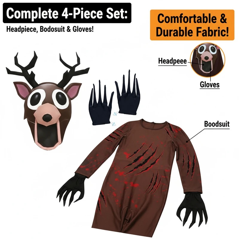 Gruseliges Rentierkostüm für K – Anime Cosplay Outfit Ideas Bewertung und Preis