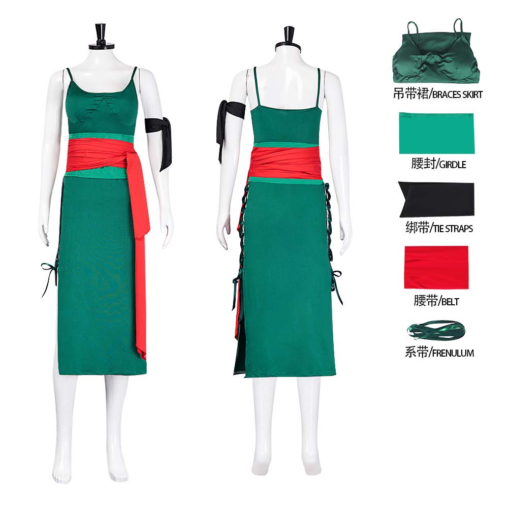 Erwachsene weibliche Anime Ror – Anime Zoro Cosplay Female Bewertung und Preis