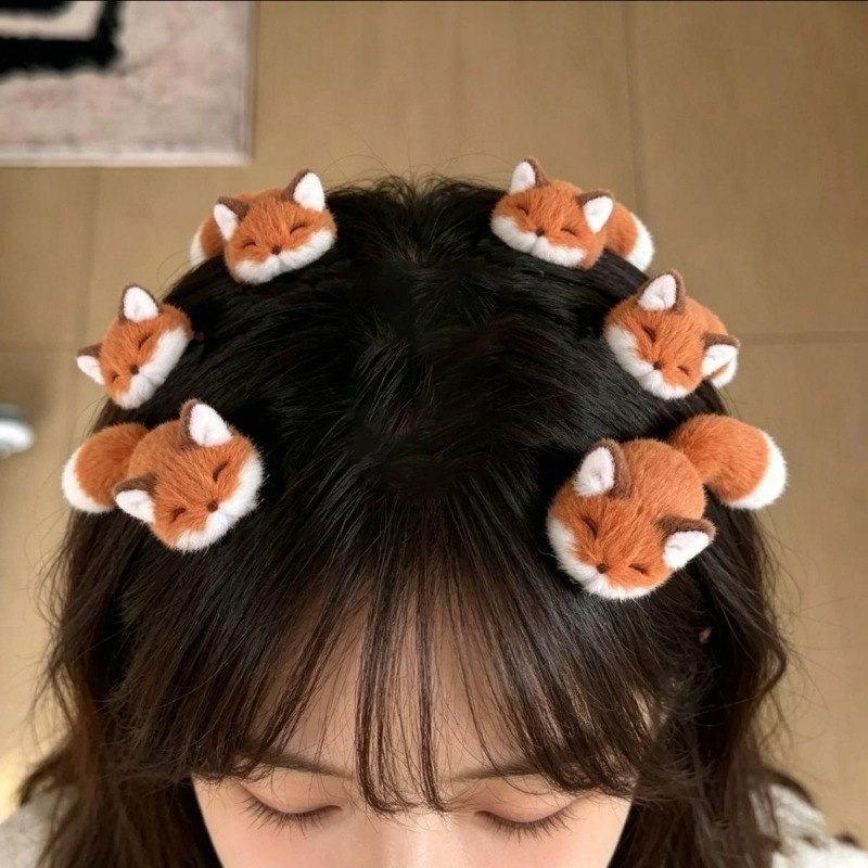 1/4 Stück 3D Plüsch-Haarspange – Anime Cosplay Korean Girl Bewertung und Preis