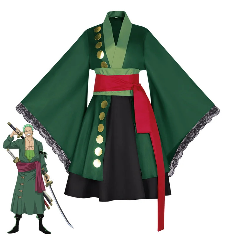 2025aaa Anime Roronoa Zoro Cos – Anime Zoro Cosplay Female Bewertung und Preis