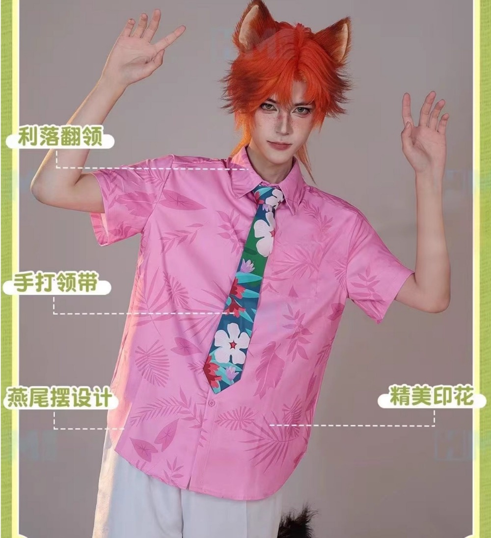 Nick Cosplay Kostüm Rosa Blume – Cosplay Anime Expo Bewertung und Preis