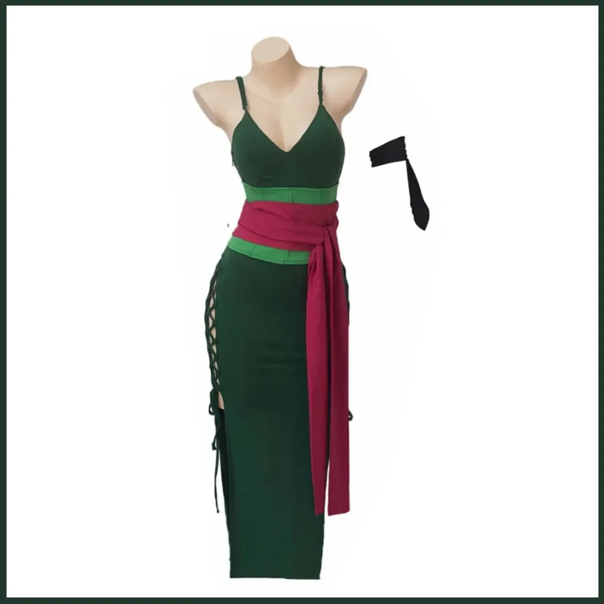 Anime Roronoa Zoro Cosplay Kos – Anime Zoro Cosplay Female Bewertung und Preis