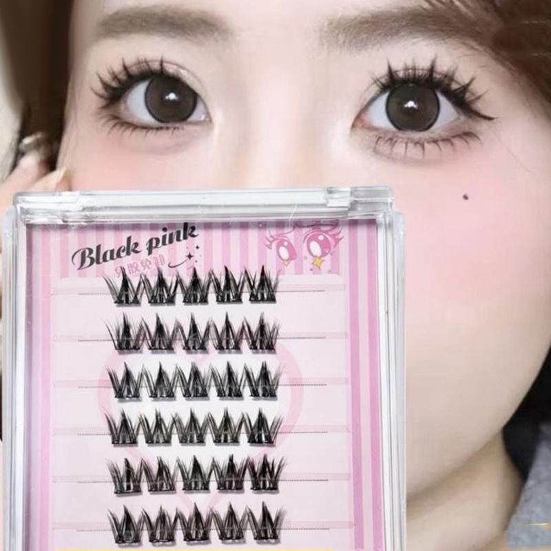 6 Reihen DIY Segmentierte Fals – Anime Cosplay Lashes Bewertung und Preis