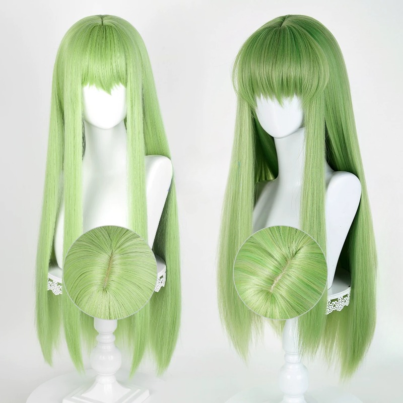 Anime CC Cosplay grüne Perücke – Anime Cosplay Long Hair Bewertung und Preis