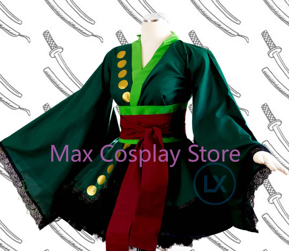Max Anime Cosplay Kostüm Zoro  – Anime Zoro Cosplay Female Bewertung und Preis