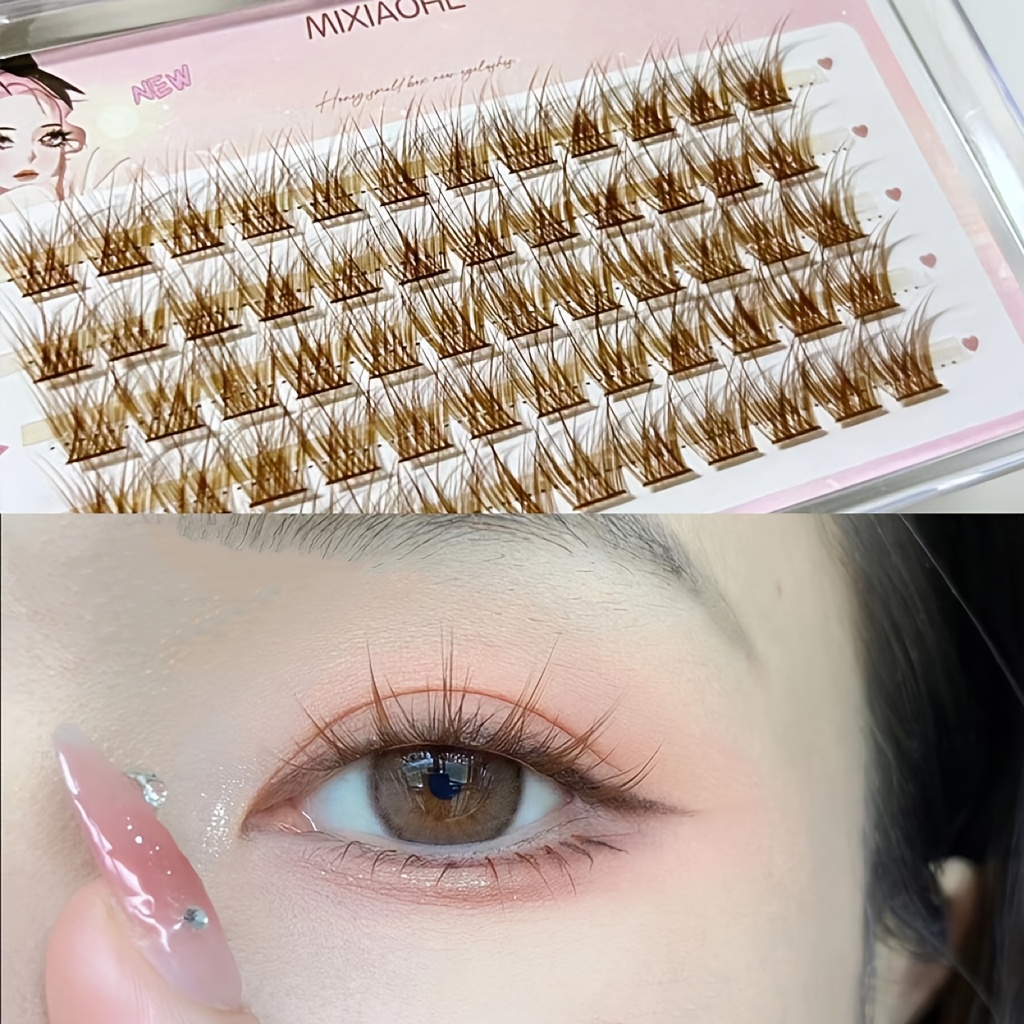 Mixiaohe Bunte Wimpern 60 Clus – Anime Cosplay Lashes Bewertung und Preis