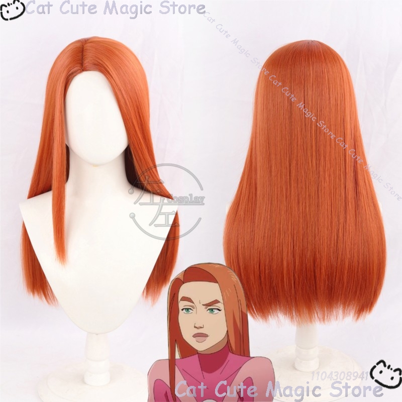 Samantha Eve Wilkins Atom Eve  – Anime Cosplay Long Hair Bewertung und Preis