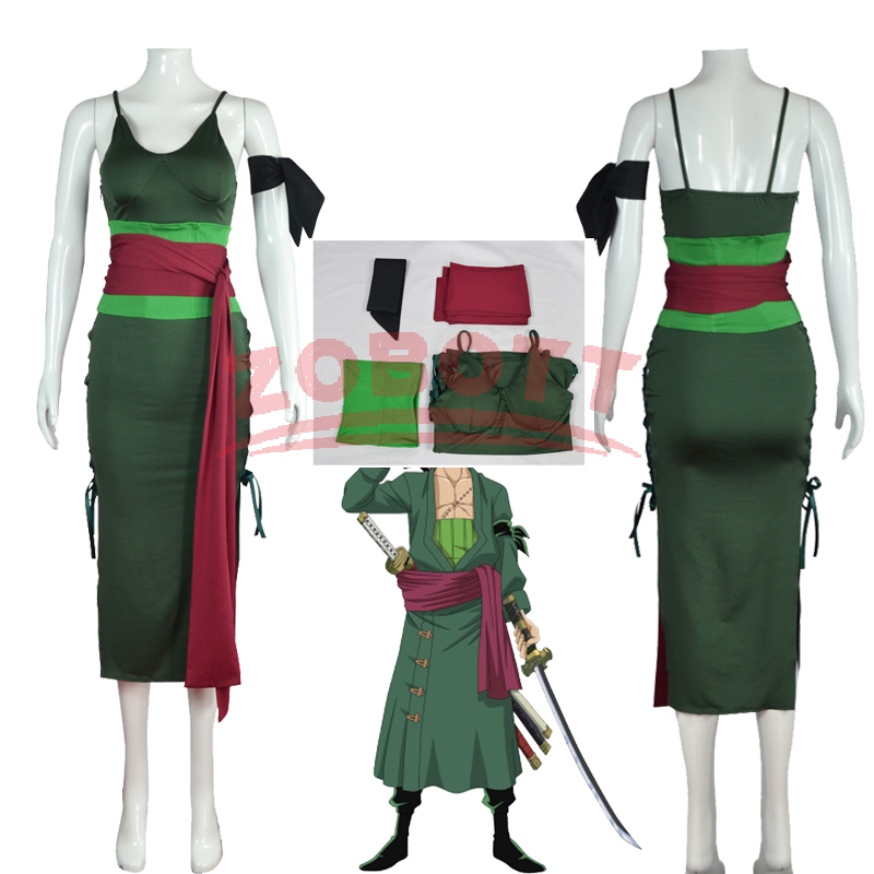 Anime Roronoa Zoro Cosplay Kos – Anime Zoro Cosplay Female Bewertung und Preis