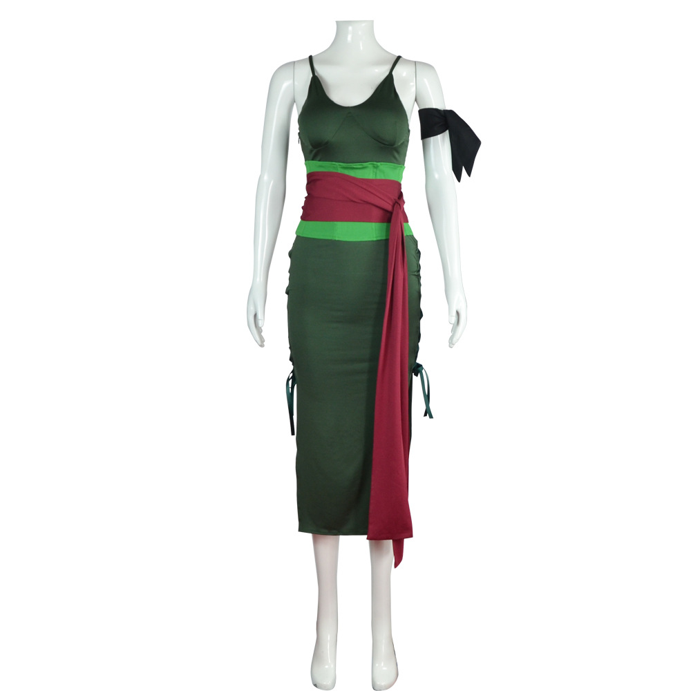 Anime Roronoa Zoro Cosplay Kos – Anime Zoro Cosplay Female Bewertung und Preis